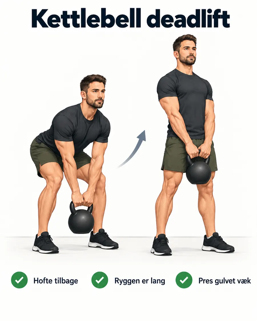 Kettlebell deadlift