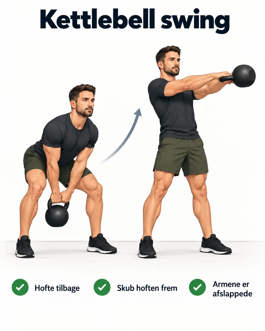 Kettlebell swing teknik